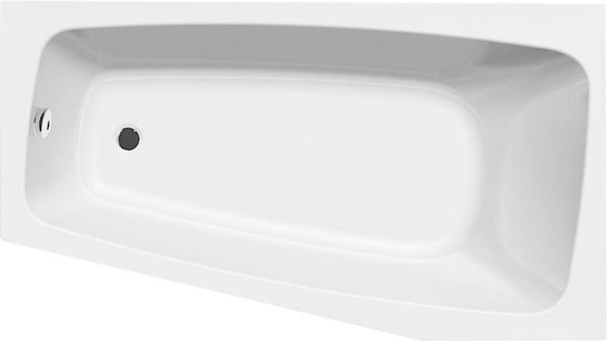 BEROUNKA rohová vana 160x90x42cm, pravá, bílá